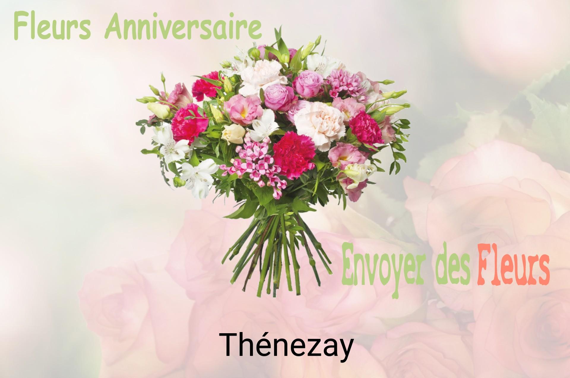 Bouquet de fleurs d’anniversaire livré à Thénezay